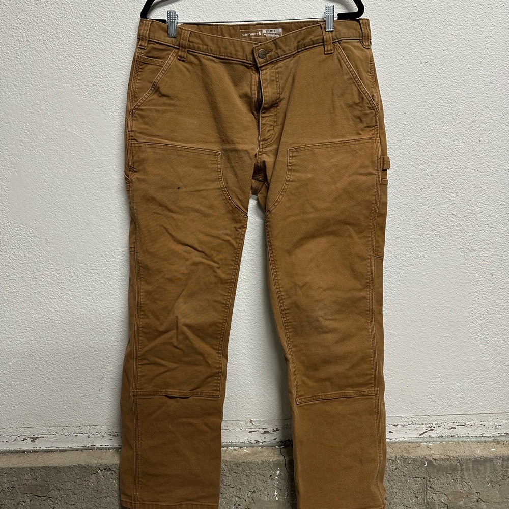 Carhartt Tan Double Knees 38 x 32